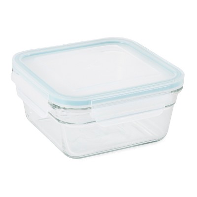 Glasslock 14-Piece Clear Glass Food Storage Container Set with Lids