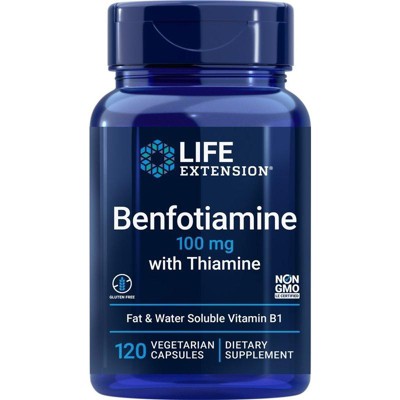 Benfotiamine With Thiamine by Life Extension  -  120 Capsule