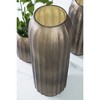 Signature Design by Ashley Briarcott 17.75" Glass Vase, Matte Brown Finish Decor - 3 of 4