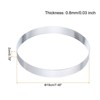 Unique Bargains Stainless Steel Non-Stick Perforated Baking Dessert Round Cake Ring 3 Pcs - 2 of 4