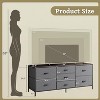 Kumasinova 7 Drawer Dresser for Bedroom,Modern Storage Chest with Metal Frame & Wood Top for Closet,Home Organization,Living Room,Bedroom - 3 of 4