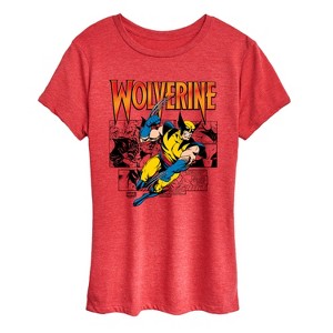 Women's - Marvel - Wolverine Comic Short Sleeve Graphic T-Shirt - 1 of 4