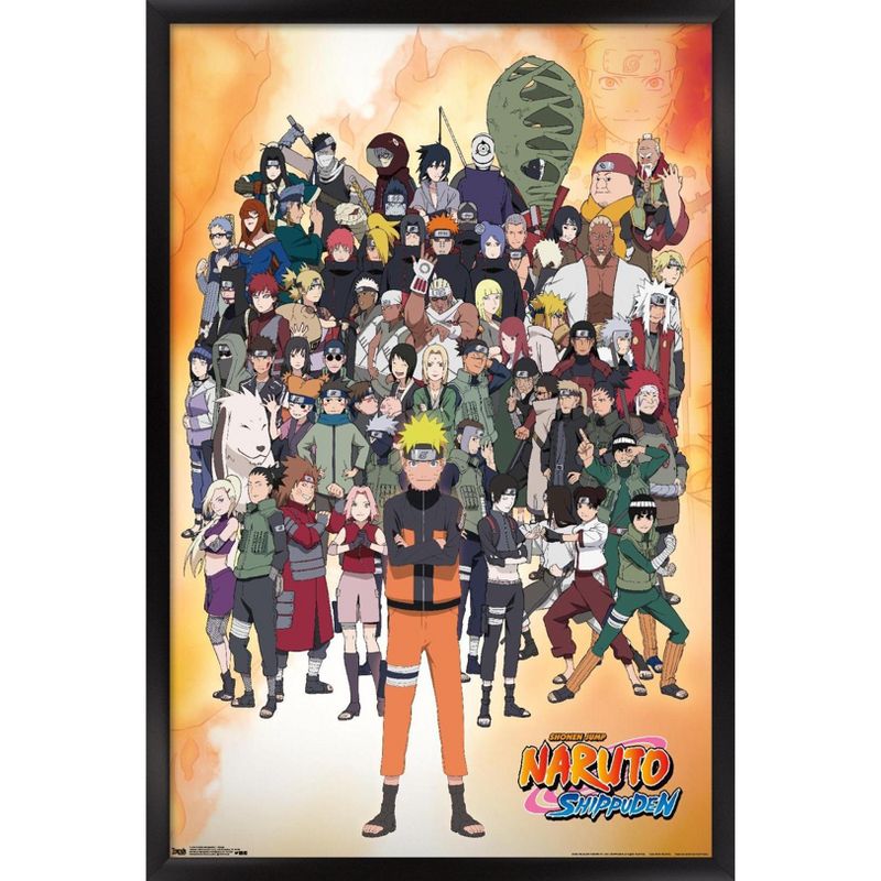 Trends International Naruto Shippuden - Group Framed Wall Poster Prints, 1 of 7