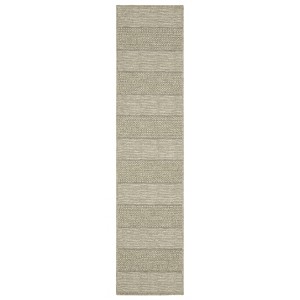 Captiv8e Designs Tobago Textured Broad Striped Tan/Beige Indoor/Outdoor Rug - 1 of 4