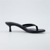 CUSHIONAIRE Women's Miami Kitten heel thong sandals +Memory Foam, Wide Widths Available - 4 of 4
