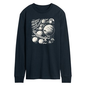 Men's - Instant Message - Celestial Objects Long Sleeve Graphic T-Shirt - 1 of 4