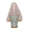 Badgley Mischka Girls Heel Dress Shoes -Elegant Girls' Pumps, Low Heels, Flower Party, Wedding, Princess (Little Kids) - 4 of 4