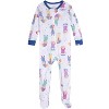 Onesies Brand Baby Girls' 4-Pack Union Suits - 4 of 4