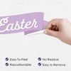Big Dot of Happiness Spring Easter Bunny - Peel and Stick Nursery and Home Decor Vinyl Wall Art Stickers - Wall Decals - Set of 20 - 3 of 4