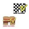 MTV Logo Large Sticker Pack Die Cut Vinyl Large Deluxe Stickers Variety Pack - 3 of 4