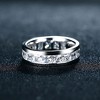 Jayden Eternity Wedding Band for Women Princess Clear Cz Ring Ginger Lyne Collection - image 3 of 4