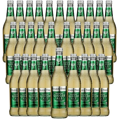 Fever Tree Ginger Ale - Premium Quality Mixer - Refreshing Beverage for Cocktails & Mocktails 500ml Bottles