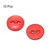 Unique Bargains Round Resin 2-Hole Fish Eye Craft Replacement Sewing Button 10 Pcs - 3 of 4