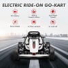 Go Kart for Kids, 24V Drift Kart with 2X200W Strong Motor, 7AH Big Battery, Electric Pedals, Electric Go Kart Outdoor Race Toy - 2 of 4