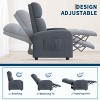 Recliner Chair for Adults, Lazy Recliner Ergonomic Adjustable Single Sofa Enhanced with Side Pocket, Tall Back, Wide Arms & Padded Seat - 3 of 4