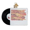 Old World Christmas Blown Glass Ornament for Christmas Tree, Forty Licks Album Cover - 2 of 4