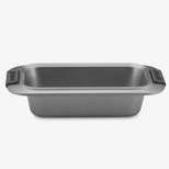 Anolon Advanced Bakeware 9" x 5" Nonstick Loaf Pan with Silicone Grips Gray