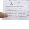 Unique Bargains 3X Fresnel Lens Magnifier for Seniors Macular Degeneration 6 Pcs Clear - 4 of 4
