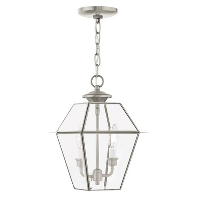 Livex Lighting Westover 2 - Light Pendant in  Brushed Nickel