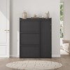 Garvee Shoe Cabinet with 3 Drawers, Wooden Shoe Organizer with Adjustable Shelf, Shoe Storage Cabinet, Hidden Shoe Cabinet for Hallway Living Room - 2 of 4
