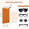 Unique Bargains Soft Portable Scratch-Resistant Slip-in Eyeglass Cases 2 Pcs - 2 of 4