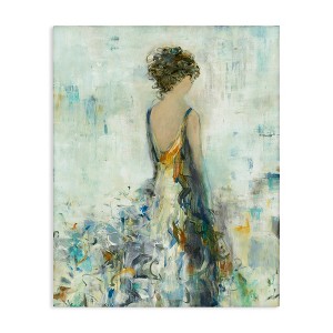 Stupell Industries Abstract Woman Floral Dress Canvas Art, 24" x 30" - 1 of 4