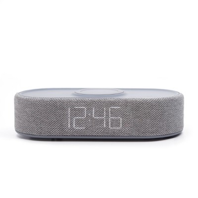 Power Tray Alarm Table Clock Gray - Capello