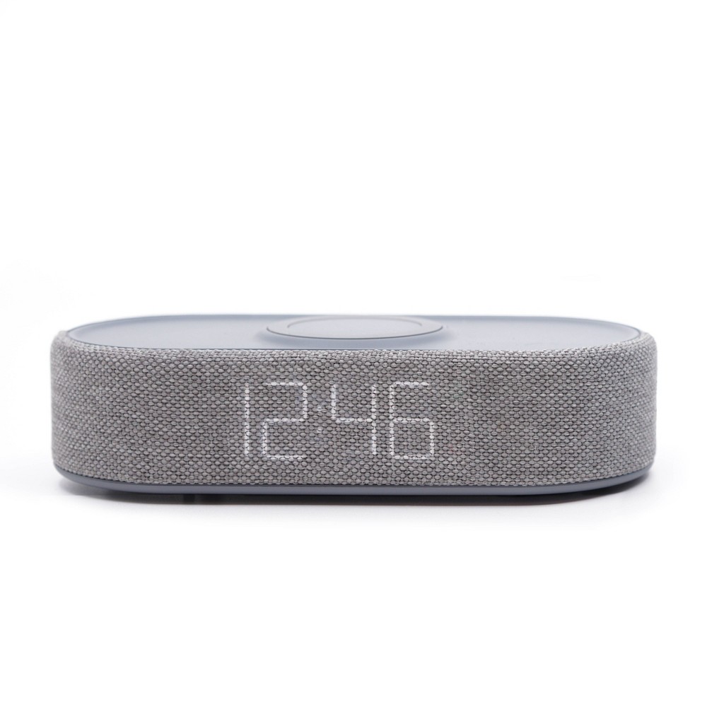 Power Tray Alarm Table Clock Gray - Capello