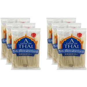 Taste of Thai Rice Noodle Thin - Case of 6 - 16 oz - 1 of 2