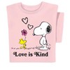 Collections Etc Peanuts Love is Kind Short Sleeve Graphic T-Shirt - 4 of 4