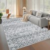 Low Pile Runner Rug - Non-Slip Stain Resistant Area Rug, Non-Shedding Throw Floor Cover for Kitchen Entryway Living Room Bedroom - 2 of 4