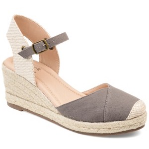 Journee Collection Womens Ashlyn Wedge Heel Espadrille Sandals - 1 of 4