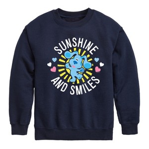 Boys' - Blue's Clues & You! - Daddy Is My Sunshine Graphic Long Sleeve Fleece Sweatshirt - 1 of 4