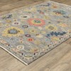 Oriental Weavers Lucca 2888G Grey / Multi Indoor Area Rug - 5'3" x 7'6" - 3 of 4