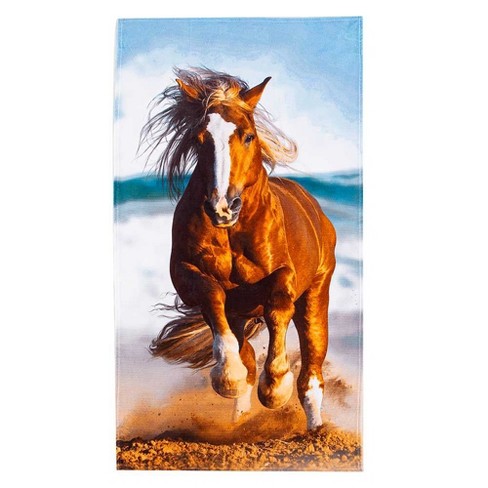 Running Horse Beach Towel 30x60 Inches - image 1 of 4