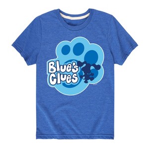 Boys' - Blue's Clues & You! - Blue Clues Paw Logo Short Sleeve Graphic T-Shirt - 1 of 4