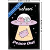 Trends International Pusheen: Pastel Pusheens - Peace Out UFO Framed Wall Poster Prints - 3 of 4