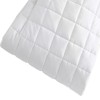 Aoibox Queen Mattress Pad Waterproof Rayon from Bamboo Deep Pocket Fitted Cover Breathable Quilted Protector White - 2 of 4