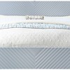 Gaines 86" King Bed Gray High Gloss - Acme Furniture: Glamorous Gold Accents, Diagonal Design, No Box Spring Required - 3 of 4