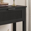 MDF and Metal Pure Panel Polish Entryway Table with MDF Board - 3 of 4