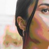 Made By Mary | Luster Rounded Ear Cuff - Single - 3 of 4