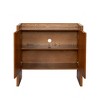 VYNXARIA Walnut-colored Sideboard, Buffet Cabinet with Storage, Rustic Storage Cabinet - 3 of 4