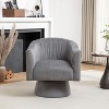 SEYNAR Mid Century Modern Velvet 360 Degree Swivel Accent Chair - 2 of 4