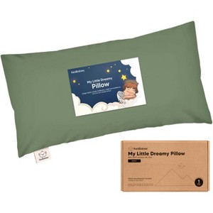 KeaBabies Buddy Toddler Pillow with Pillowcase, 10x18 Buddy Pillow for Toddler, Soft Kids Pillow for Sleeping, Travel, Age 2-5 - 1 of 4