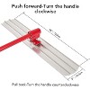 Magnesium Concrete Float, 48 Inch Bull Float Tool with Handle, Round End Cement Finishing Kit for Smoothing - 2 of 4
