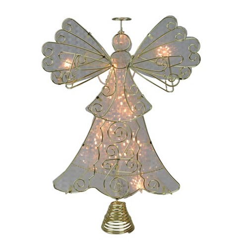 lighted christmas tree topper angel