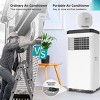 SKONYON Evaporative Air Cooler Fan Portable Oscillating Swamp with 3 Speeds Modes Remote for Room Home Office - 3 of 3