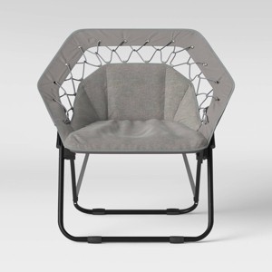 Hex Bungee Chair Black - Room Essentials™