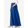 Jessica London Women's Plus Size Linen Maxi Skirt - 4 of 4