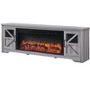 75-Inch Fireplace TV Stand for TVs up to 80" with 44-Inch Electric Fireplace - 3 of 4
